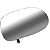 Lente Retrovisor Palio com Base (2011/2013) - Original FICOSA - Imagem 2