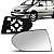 Lente Retrovisor Zafira com Base (2001/2010) - Original FICOSA - Imagem 1