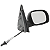 Retrovisor Gol GIII/GIV Manual Cabeça Pequena 4P 1999/2008 FICOSA - Imagem 3