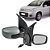Retrovisor Externo Uno Manual para Pintura 4P 2011/2014 FICOSA - Imagem 1