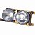 Farol Caminhão Mercedes-Benz Duplo com Vigia 1996/1999 ARTEB - Imagem 2