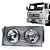 Farol Caminhão VW Moldura Cinza com Suporte e Vigia 01/05 ARTEB - Imagem 1