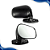 Retrovisor Fixo Reversível Universal Preto - BLAWER - Imagem 1