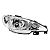 Farol Peugeot 206 Simples Liso (1998/2005) - MG - Imagem 2