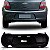 Para-choque Traseiro Agile Preto Liso 2009 2010 2011 2012 2013 - DTS - Imagem 1