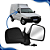 Retrovisor Externo Fiorino Controle Remoto Texturizado (2011 2012 2013) - METAGAL - Imagem 1