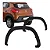 Moldura Vão De Roda Dianteiro Preto Texturizado Kwid 2017 2018 - DTS - Imagem 1