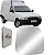 Lente Retrovisor Com Base Fiorino 2011 2012 2013 2014 - Original METAGAL - Imagem 1