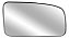 Lente Retrovisor CE C/Base Santana/Quantum 1992 1993 1994 1995 1996 1997 - METAGAL - Imagem 2