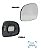 Lente Retrovisor C/Base S10/Blazer 1997 1998 1999 2000 2001 2002 2003 2004 2005 2006 2007 2008 2009 2010 2011 - METAGAL - Imagem 2