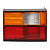 Lanterna Traseira Santana Tricolor com Tampa 1991/1998 IFCAR - Imagem 2
