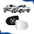 Lente Retrovisor Agile Com Base (2009/2014) - METAGAL - Imagem 1