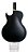 Guitarra Semi-Acústica Hollowbody Washburn HB17CB Black Matte com case - Imagem 5