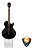 Guitarra Semi-Acústica Hollowbody Washburn HB17CB Black Matte com case - Imagem 1