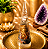 Cone Orgonite Prosperidade e Abertura de Caminhos e Superação de Obstáculos Com Ganesha - Olho de Tigre, Pirita e Cornalina - Imagem 1