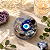 Orgonite Redonda Olho Grego - dissipar energias negativas, proteger contra mau-olhado, afasta inveja - Imagem 1