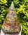Orgonite Única: Capela Pirâmide Buda Alegria e centramento com citrino e cornalina - Imagem 1