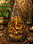 Capela Orgonite Pirâmide Ganesha Dourado da Prosperidade com pirita, olho de tigre e cornalina - Imagem 1