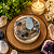 Orgonite redonda 5x2 cm com quartzo azul , indicado para pessoas com pensamento acelerado e dificuldades para dormir (insônia) - Imagem 1