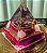 Pirâmide Orgonite Espelho Transmutador – Devolve a energia negativa à fonte (a quem enviou) - com Purpurita, Bronzita e Quartzo Rosa - Imagem 1