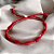 Pulseira vermelha 7 Nós Sirius - Imagem 1