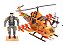 Helicóptero Comandos + 1 Figura de Ação - SOS Comandos - Gulliver - Imagem 1