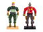 White Billy x Gladios - SOS Commandos - Cartela com 2 Figuras e Acessórios - Gulliver - Imagem 1