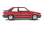 Escort XR3 - Ford - 1987 - Vermelho - 1/24 - California Classics - Imagem 6