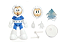Ice Man - Mega Man - Jada Toys - Imagem 1