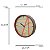 Relógio de Parede de Plástico CVS Chaves Shirt Colorido - 22,5 x 4,1 x 22,5 cm - Chaves - Imagem 3