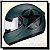 CAPACETE PEELS SPIKE ARMY VERDE MILITAR E PRETO FOSCO - Imagem 1