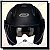 CAPACETE MIRAGE CLASSIC PRETO FOSCO - Imagem 5