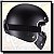 CAPACETE BIEFFE B45 OLD SCHOOL PRETO FOSCO - Imagem 2