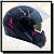 CAPACETE ESCAMOTEÁVEL U-RB2 DYNAMIC PRETO FOSCO E ROSA - Imagem 4