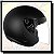 CAPACETE BIEFFE ALLEGRO CLASSIC PRETO FOSCO - Imagem 1