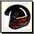 CAPACETE BIEFFE ALLEGRO SOUL PRETO E RUBRO BRILHO - Imagem 3