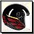 CAPACETE BIEFFE ALLEGRO SOUL PRETO E RUBRO BRILHO - Imagem 4