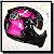 CAPACETE MIRAGE MYSTIC PRETO / ROSA - Imagem 1