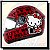 CAPACETE SPIKE HELLO KIT PUNK RED VERMELHO E PRETO - Imagem 5