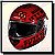 CAPACETE SPIKE HELLO KIT PUNK RED VERMELHO E PRETO - Imagem 2