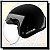 CAPACETE BIEFFE B45 ETERNAL 80 CUSTOM PRETO FOSCO - Imagem 2