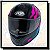 CAPACETE FLY DRIVE 2 ATITUDE PRETO / ROSA - Imagem 2