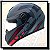 CAPACETE ESCAMOTEÁVEL U-RB2 CLUB CINZA DARK FOSCO / VERMELHO - Imagem 6