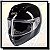 CAPACETE ICON 23 CLASSIC PRETO BRILHOSO - Imagem 2