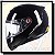 CAPACETE ICON 23 CLASSIC PRETO BRILHOSO - Imagem 5