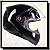CAPACETE ICON 23 CLASSIC PRETO BRILHOSO - Imagem 1