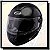 CAPACETE ESCAMOTEÁVEL U-RB2 CLASSIC PRETO BRILHO - Imagem 3