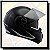 CAPACETE ESCAMOTEÁVEL U-RB2 CLASSIC PRETO BRILHO - Imagem 2