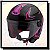 CAPACETE FLY JET VORTEX PRETO / PINK - Imagem 2