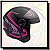 CAPACETE FLY JET VORTEX PRETO / PINK - Imagem 4